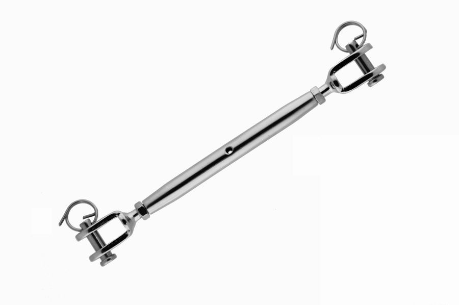 M5 Turnbuckle with Two Forks, stainless steel AISI 316