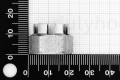 M12 Hexagon Slotted Castle Nut DIN 935, stainless steel AISI 316