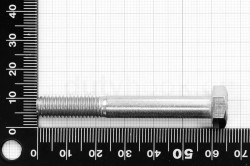M8x60 Hexagon Cap Screw Partially Threaded DIN 931, stainless steel AISI 316
