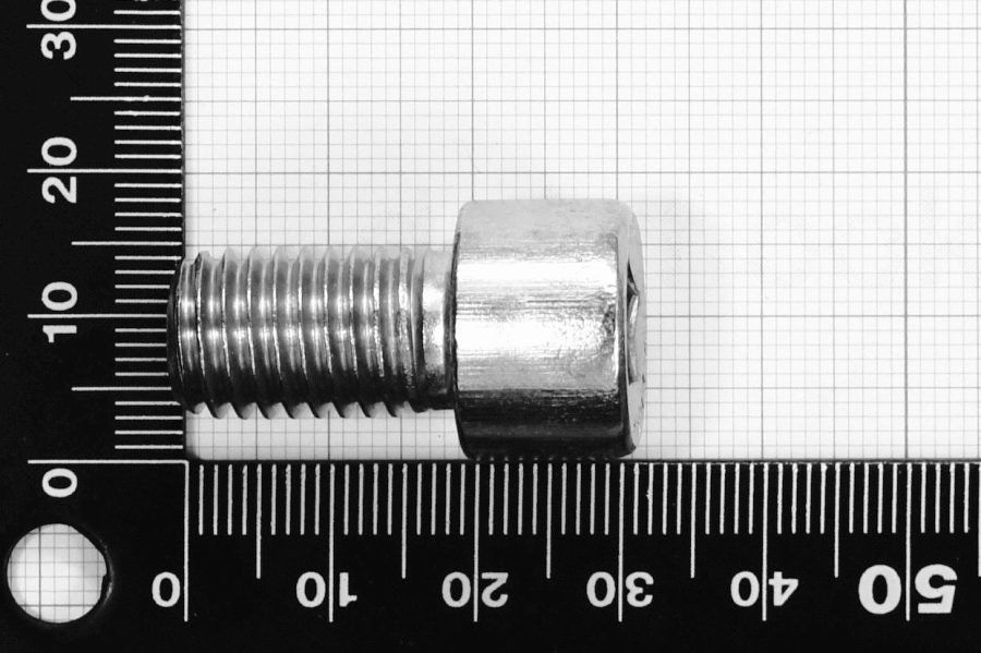 M12x20 Socket Head Cap Screw, DIN 912, stainless steel AISI 316