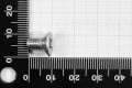 M6x10 Flat Head Countersunk Cross Recessed Screw DIN 965, stainless steel AISI 316