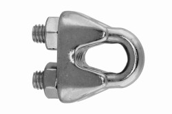 6 Wire Rope Clip, stainless steel AISI 316
