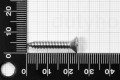 4.2x25 Flat Head Countersunk Cross Recessed Tapping Screw DIN 7982, stainless steel AISI 316