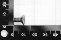 M5x10 Flat Socket Head Cap Screw DIN 7991, stainless steel AISI 316