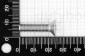 M6x25 Flat Socket Head Cap Screw DIN 7991, stainless steel AISI 316