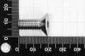 M8x20 Flat Socket Head Cap Screw DIN 7991, stainless steel AISI 316