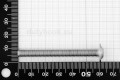 M6x60 Pan Head Screw with Flange, fully threaded, ISO 7380, stainless steel AISI 316