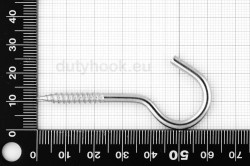 3.3x60 Plain Cup Hook, stainless steel AISI 316