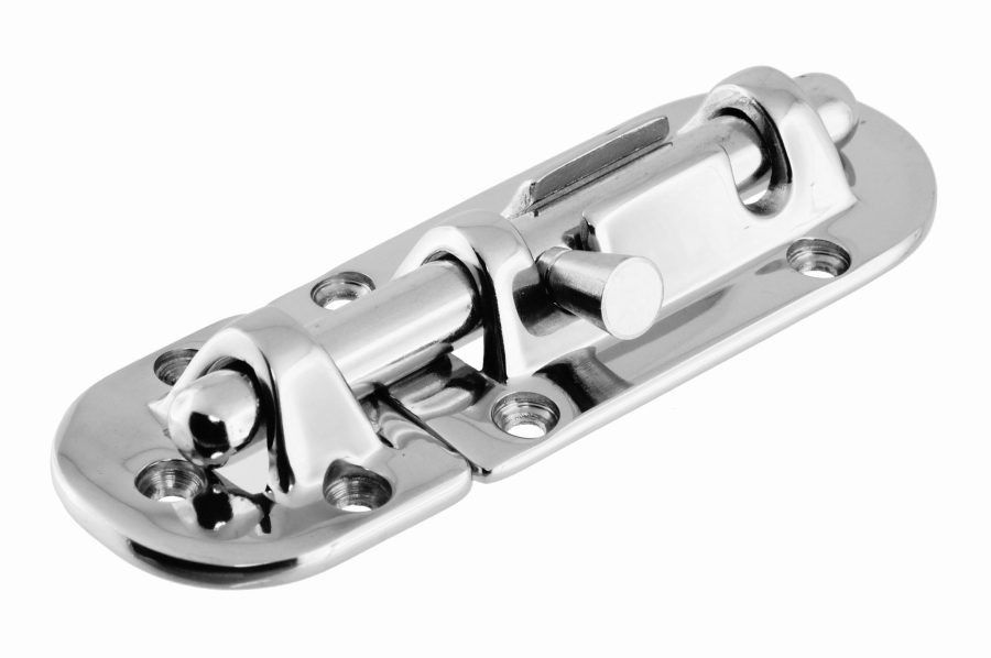 35/76 Cabin Slide Latch, polished, stainless steel AISI 316