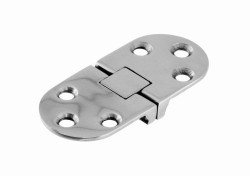 30x33 Hinge with double axis, stainless steel AISI 316