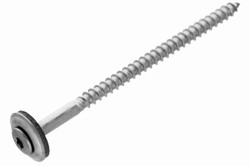 4.5x77 Roof Screw with EPDM Boned Washer, torx key T20, sharp point, stainless...