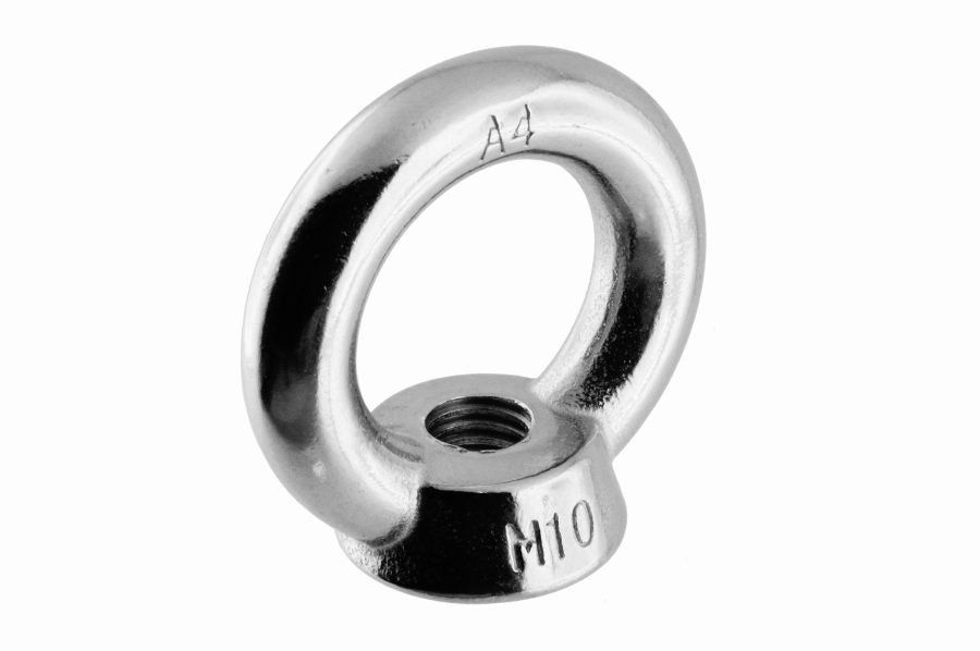 M10 Lifting Eye Nut DIN 582, stainless steel AISI 316