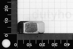Vasakkeermega M12 Mutter DIN 9344, happekindel A4