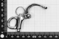 6x52 Fixed Snap Shackle, stainless steel AISI 316