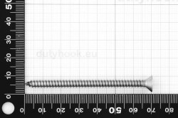 4.8x70 Flat Head Countersunk Cross Recessed Tapping Screw DIN 7982, stainless...