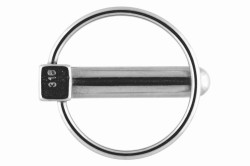 10.6 Pin with Snap Ring, stainless steel AISI 316