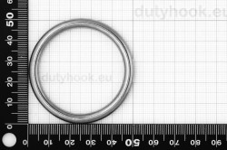 5x40 Ring Welded and Polished, stainless steel AISI 316