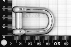 8x48 Anchor Shackle, hx, stainless steel AISI 316