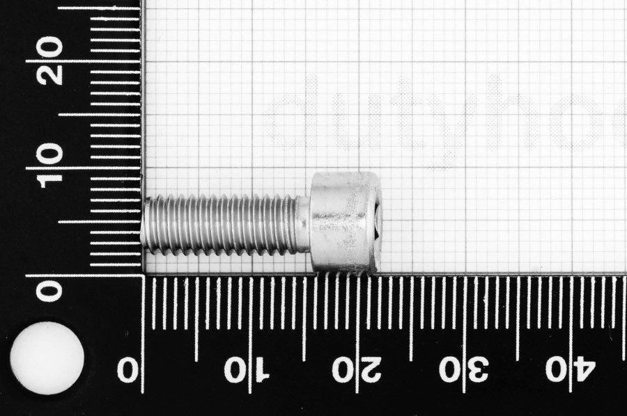 M6x16 Socket Head Cap Screw, DIN 912, stainless steel AISI 316