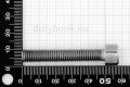 M8x50 Socket Head Cap Screw, DIN 912, stainless steel AISI 316
