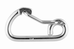 8x80 Asymmetric Formed Eye Carbine Hook, stainless steel AISI 316