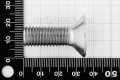 M12x35 Flat Socket Head Cap Screw DIN 7991, stainless steel AISI 316