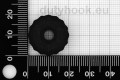 Dutyhook 3D Printed Knob for M5 Nut, black plastic