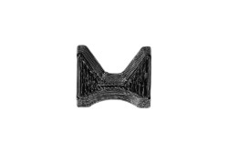 Dutyhook 3D Printed  Bow Tie, for 4-12 mm Symmetric Carbine Hooks, black plastic