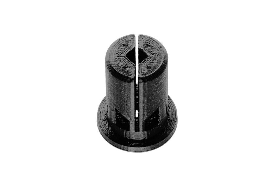 Dutyhook 3D Printed 12 - 20 mm Dowel, black plastic