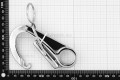 Buoy Mooring Hook, stainless steel AISI 316