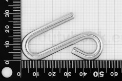 5x52 S-Hook, stainless steel AISI 316