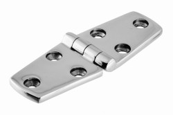 40x52 Hinge, polished, stainless steel AISI 316
