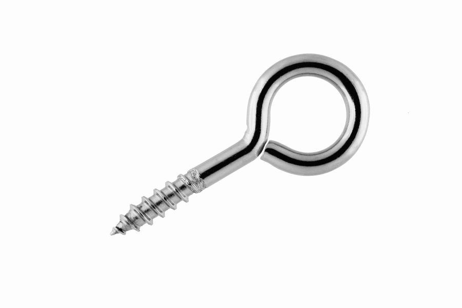 4x25 Screw Eye, stainless steel AISI 316