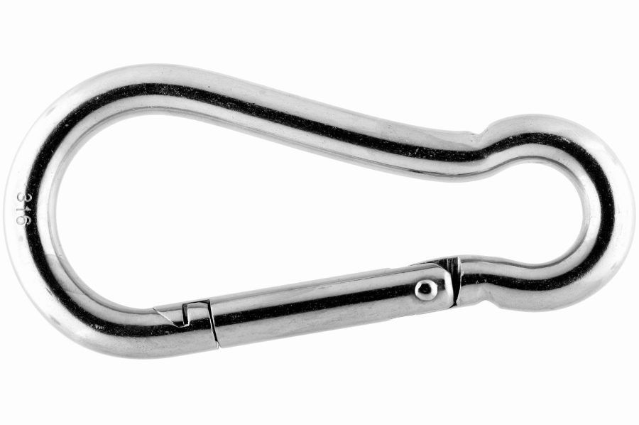 12x140 Symmetric Carbine Hook, stainless steel AISI 316