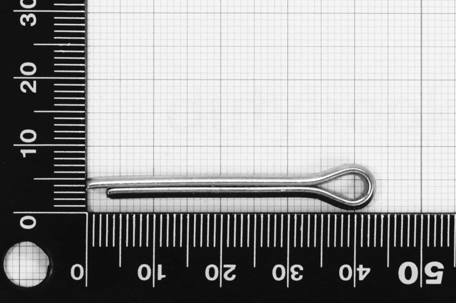 4x32 Splitted Cotter Pin DIN 94, stainless steel AISI 316 marine grade